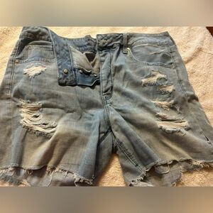 American Eagle Distressed Denim Shorts